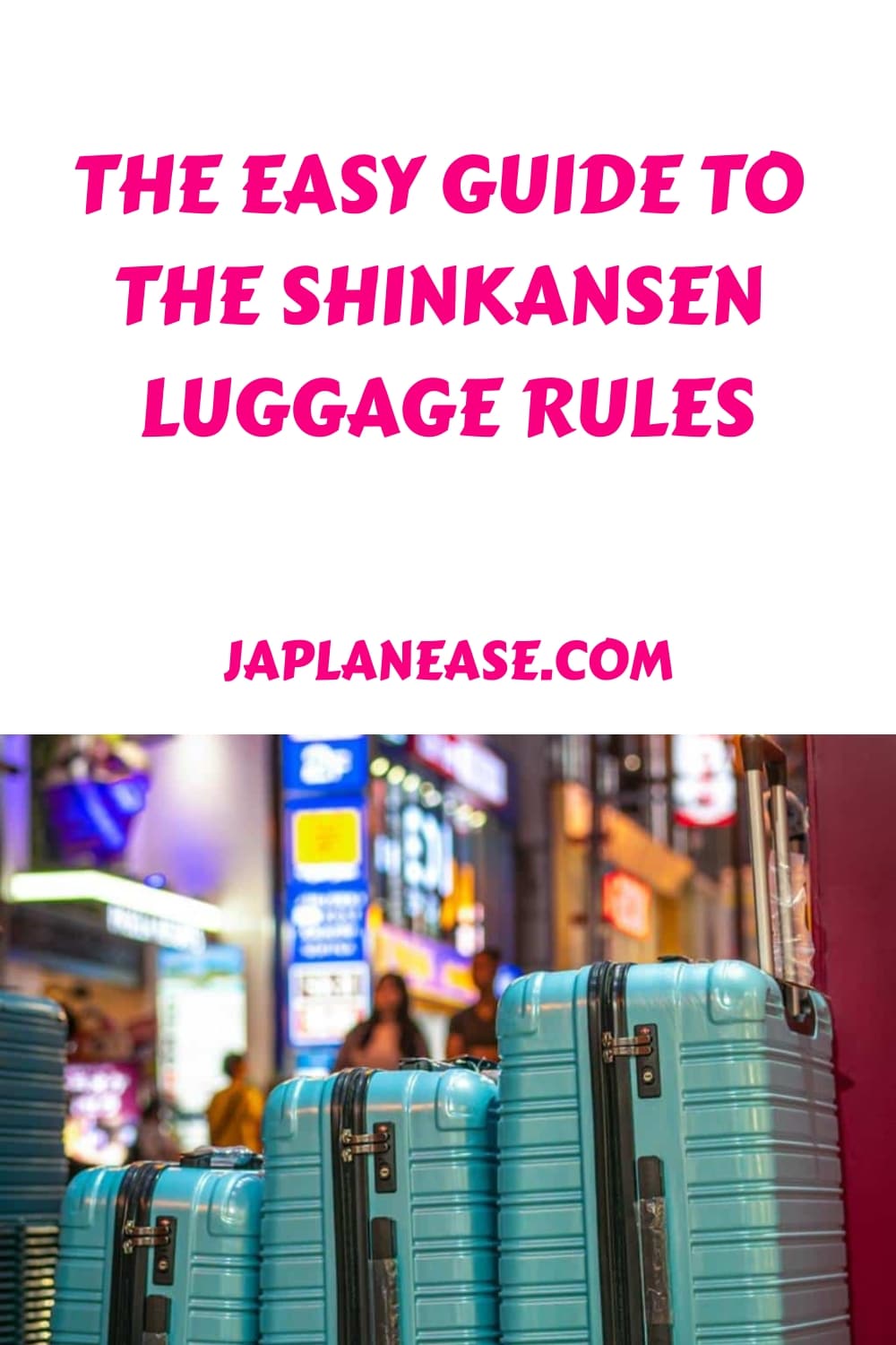 suitcase travel in japan