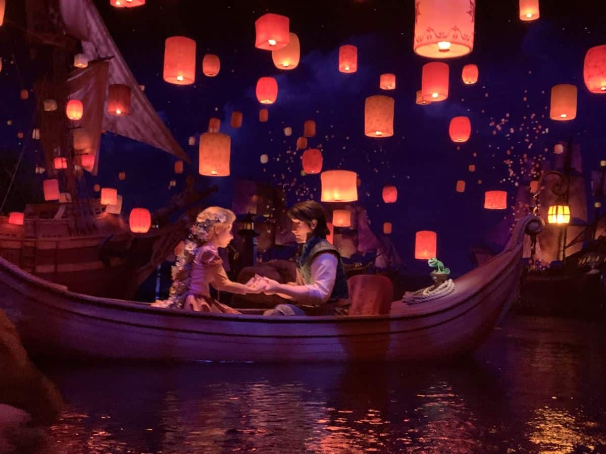Image of Rapunzel's lantern festival in Fantasy Springs at Tokyo DisneySea