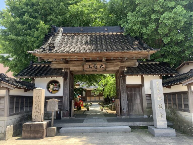 Front of shrine with a Gundam Head in Kanazawa Japan.
