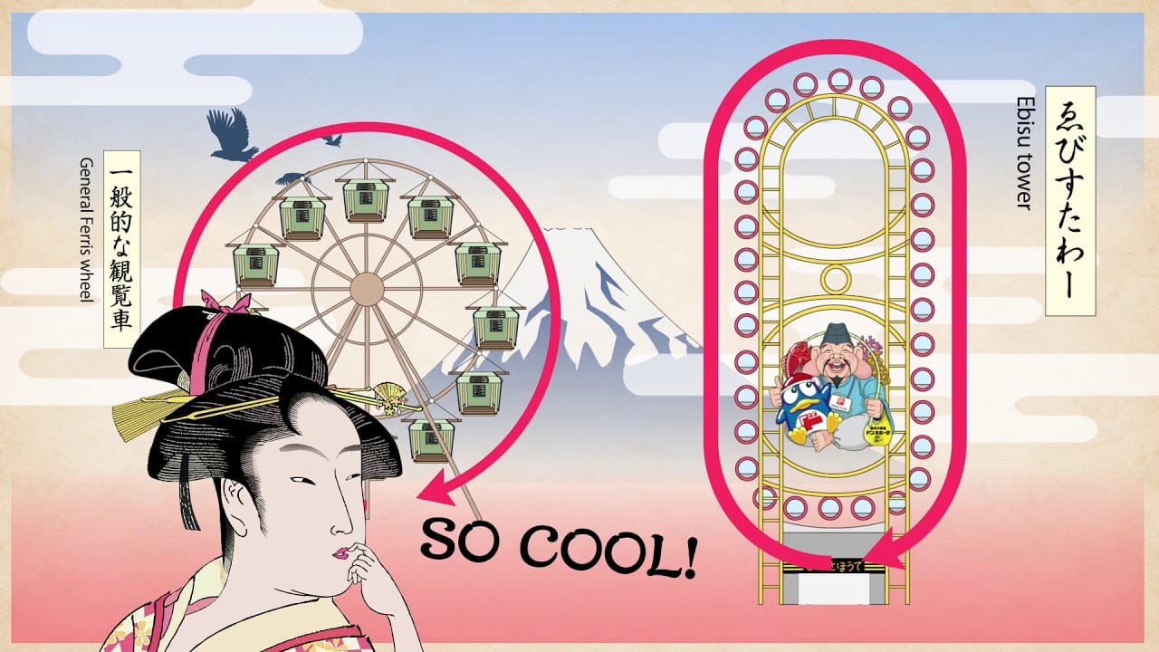 ebisu tower ferris wheel