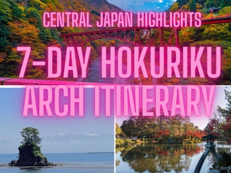 7 day hokuriku arch itinerary