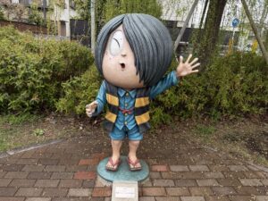 Kitaro Statue in Chofu, Japan