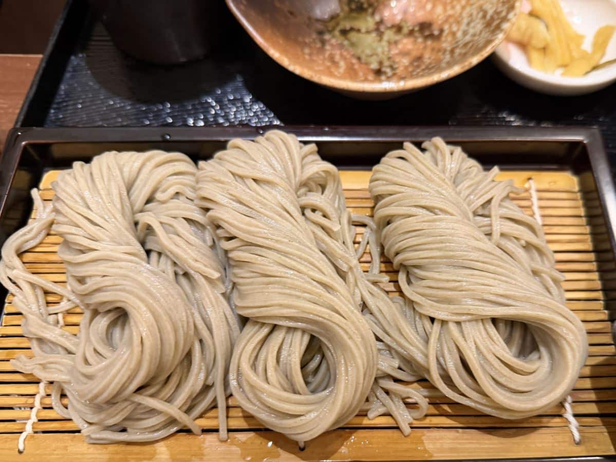 twisted soba noodles