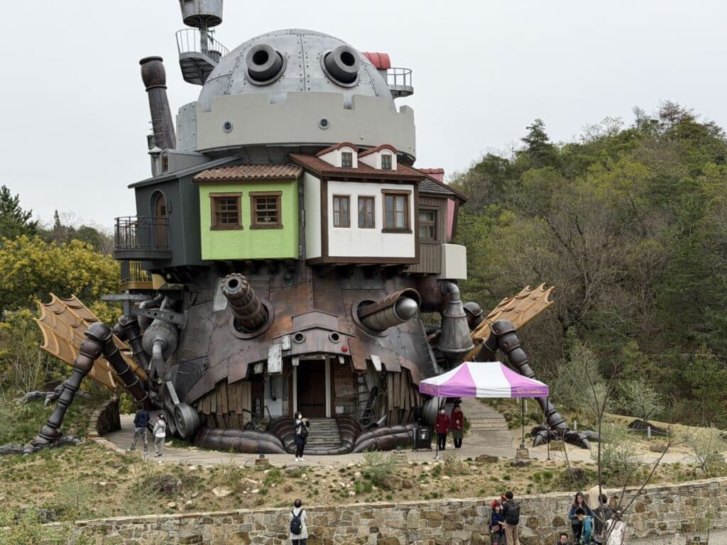 Model of Howl's Castle at Ghibli Park, Nagoya