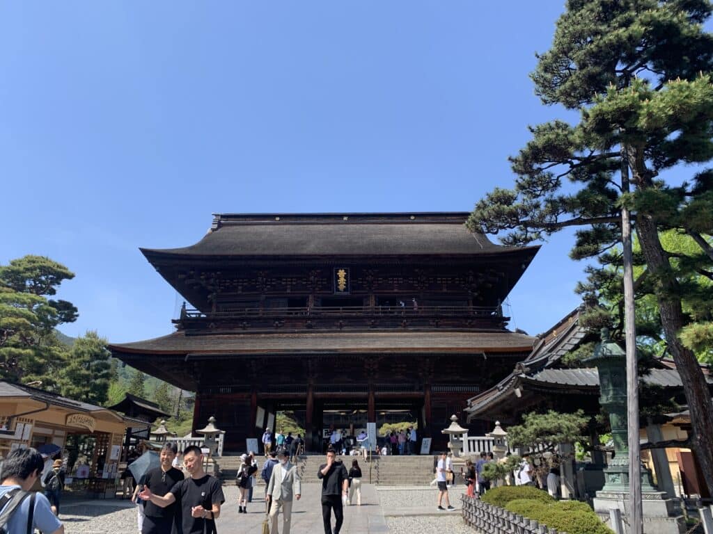 Entrance to Zenkoji in Nagano