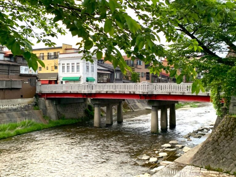 Bridge over the River in Takayama