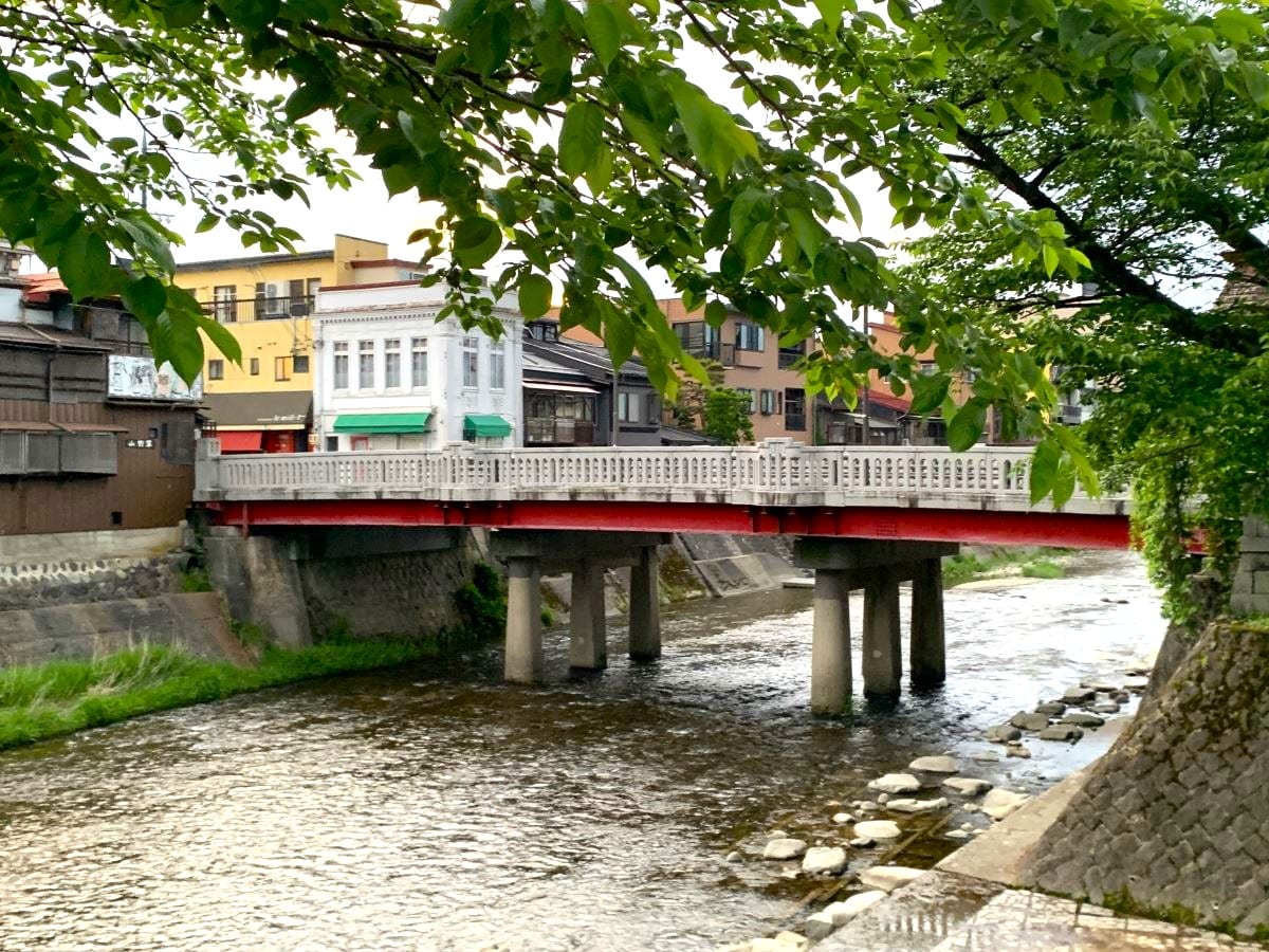 Bridge over the River in Takayama