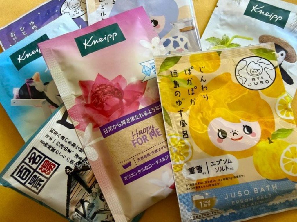 Pile of packets of bathsalts from Japan