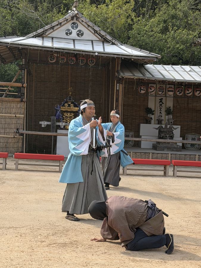 Street performance at Edo Wonderland